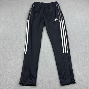 Adidas Pants Mens Youth 11-12 Years Old Black Tiro 21 Track Soccer Zip Ankle